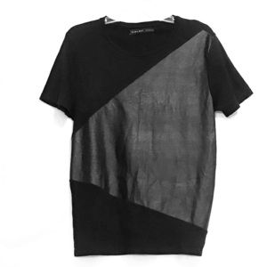 Men’s S (EU 42) Zara asymmetrical leather shirt